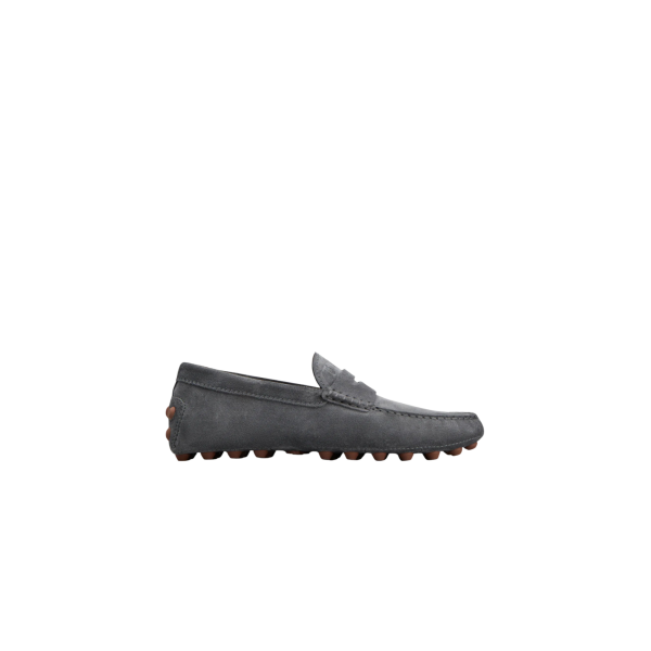 TOD'S Mocassins à picots XXL daim gris
