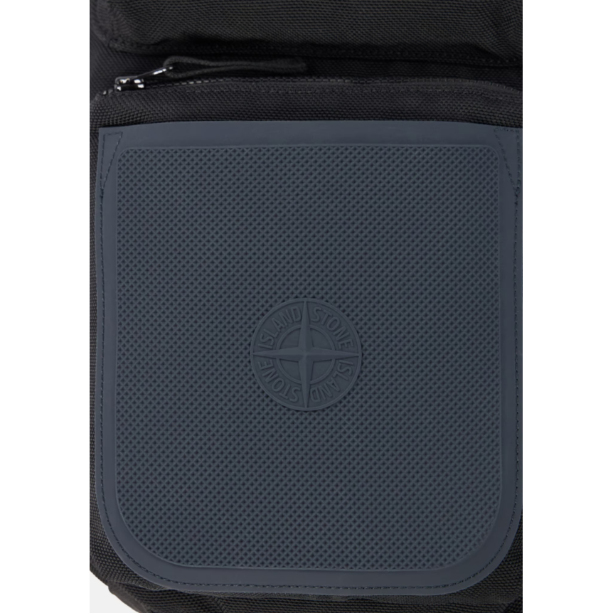 Sac crossbody STONE ISLAND sling poche nylon Panama bleu marine