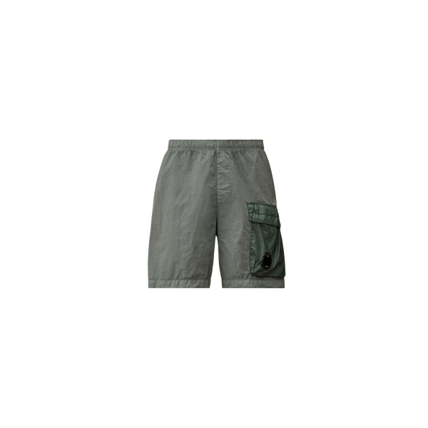 Maillot short de bain STONE ISLAND nylon bleu ciel poche cargo