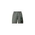 Maillot short de bain nylon bleu ciel argenté poche cargo