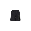 Maillot short de bain nylon noir poche cargo