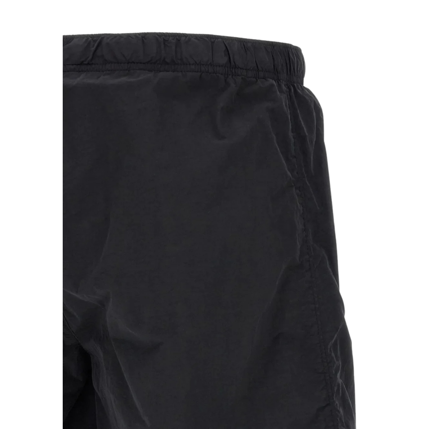 Maillot short de bain STONE ISLAND nylon noir poche cargo