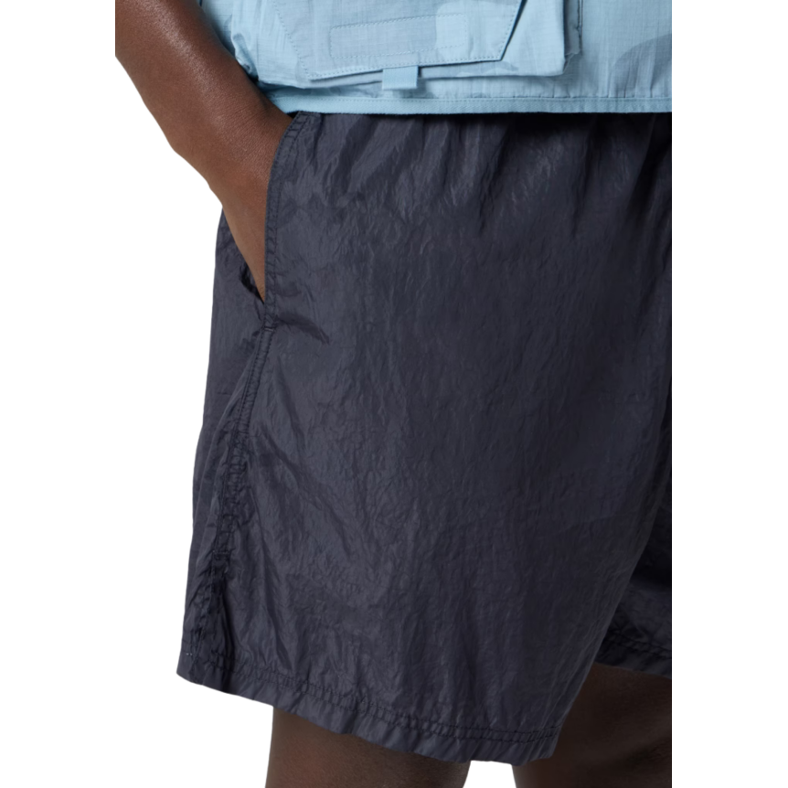 Short de bain STONE ISLAND nylon métal gris camouflage