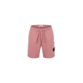 Short de jogging molleton coton bio rose poche cargo