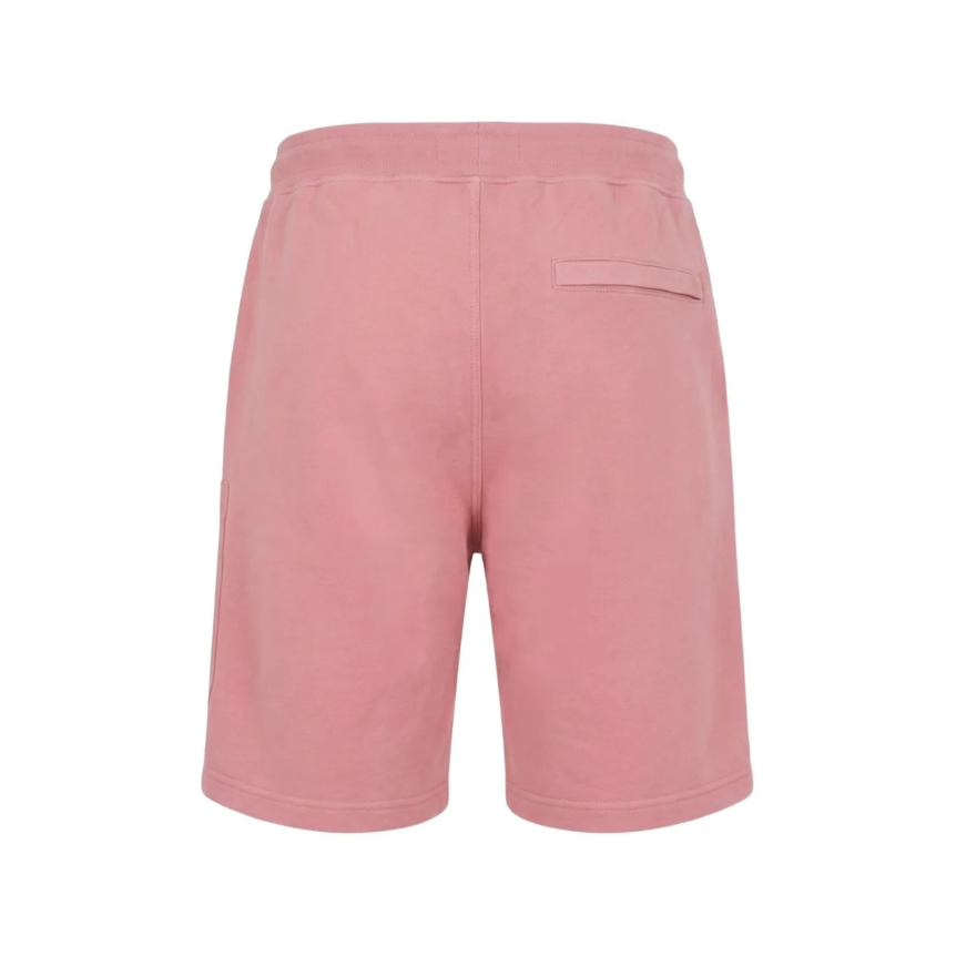 Short de jogging STONE ISLAND molleton coton bio rose poche cargo