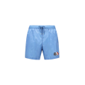 Short de bain nylon bleu ciel logo tricolore