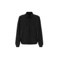 Veste zippée surchemise Socot nylon noir poche cuir