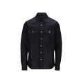 Sur Chemise bouton pression Rick Owens SS26 Temple coton Cordura noir sangles