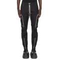 Pantalon Cargo BAUHAUS coton noir multi poches zippées pression