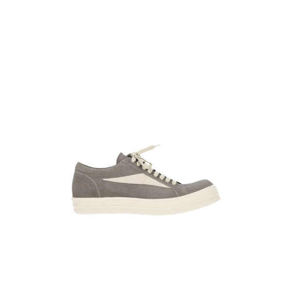 Basket Sneaker Vintage RICK OWENS SS26 Temple cuir vachette pleine fleur et daim gris