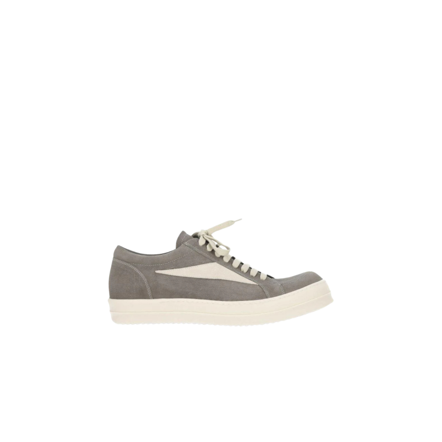 Basket Sneaker Vintage RICK OWENS SS26 Temple cuir vachette pleine fleur et daim gris