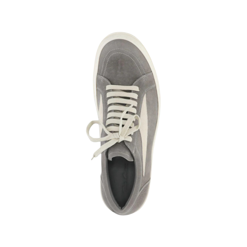 Basket Sneaker Vintage RICK OWENS SS26 Temple cuir vachette pleine fleur et daim gris