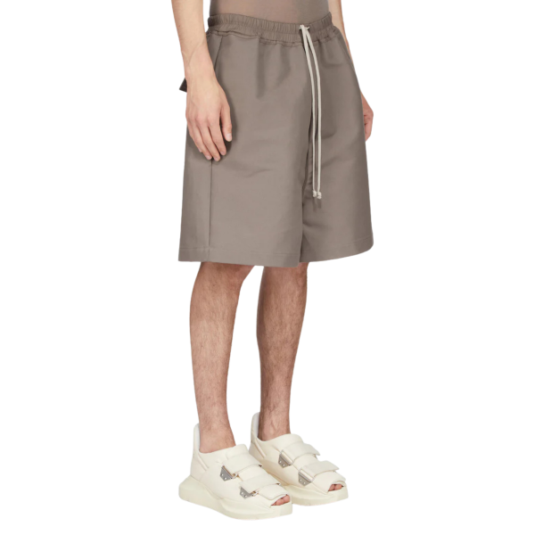 Short Boxer RICK OWENS SS26 Temple Faun coton gris marron