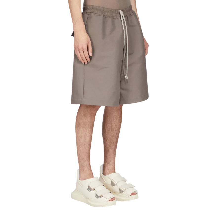 Short Boxer RICK OWENS SS26 Temple Faun coton gris marron
