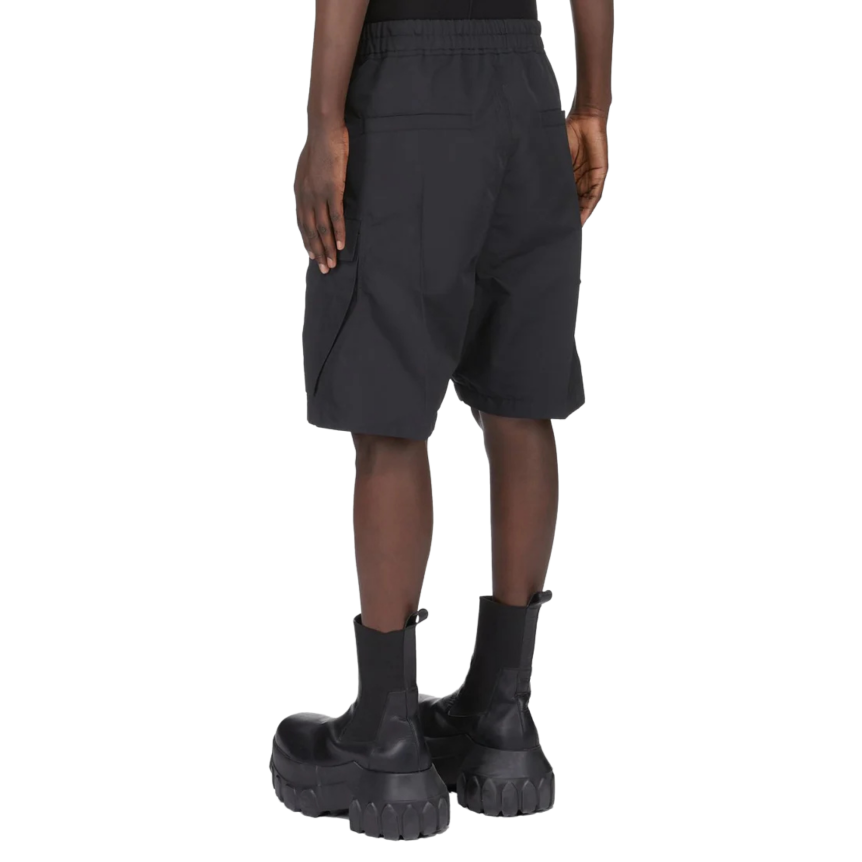 Short cargobela RICK OWENS SS26 Temple polyester technique noir