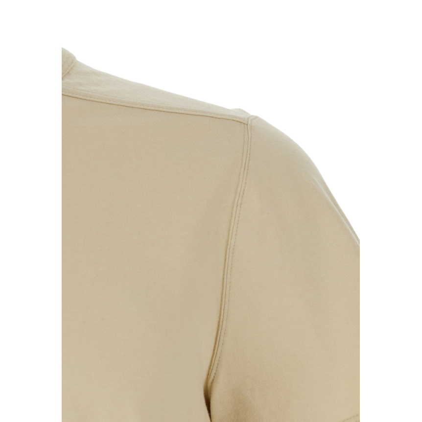 T-shirt manche courte RICK OWENS SS26 Temple jersey coton classique beige