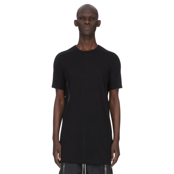 T-shirt long Level T RICK OWENS SS26 Temple viscose soie noir
