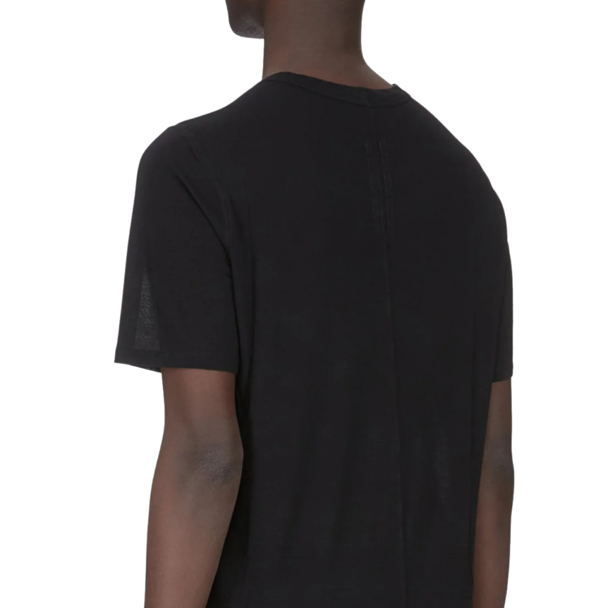 T-shirt long Level T RICK OWENS SS26 Temple viscose soie noir