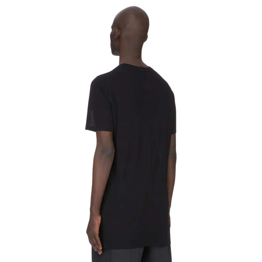 T-shirt long Level T RICK OWENS SS26 Temple viscose soie noir