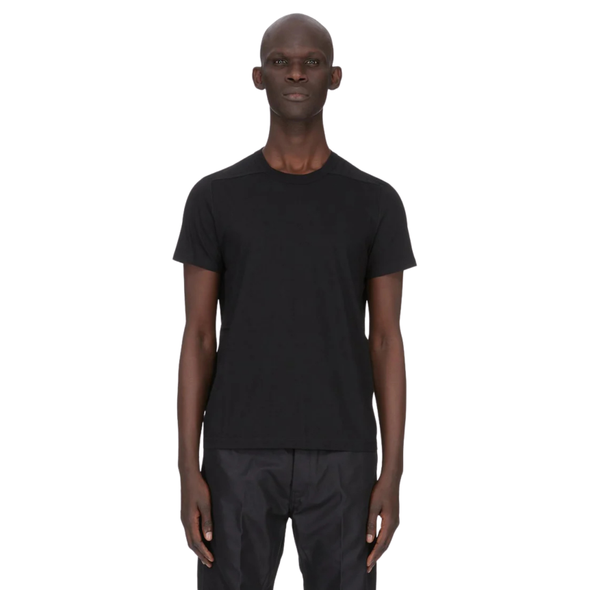 T-shirt manche courte SS26 Temple jersey coton classique noir