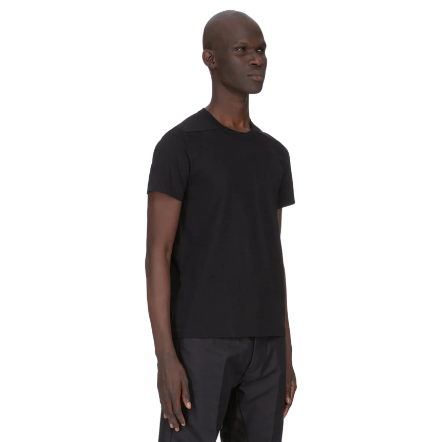 T-shirt manche courte SS26 Temple jersey coton classique noir