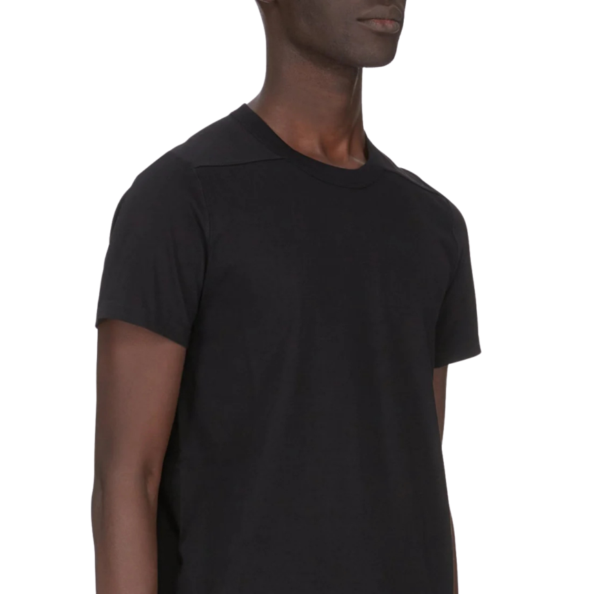 T-shirt manche courte SS26 Temple jersey coton classique noir