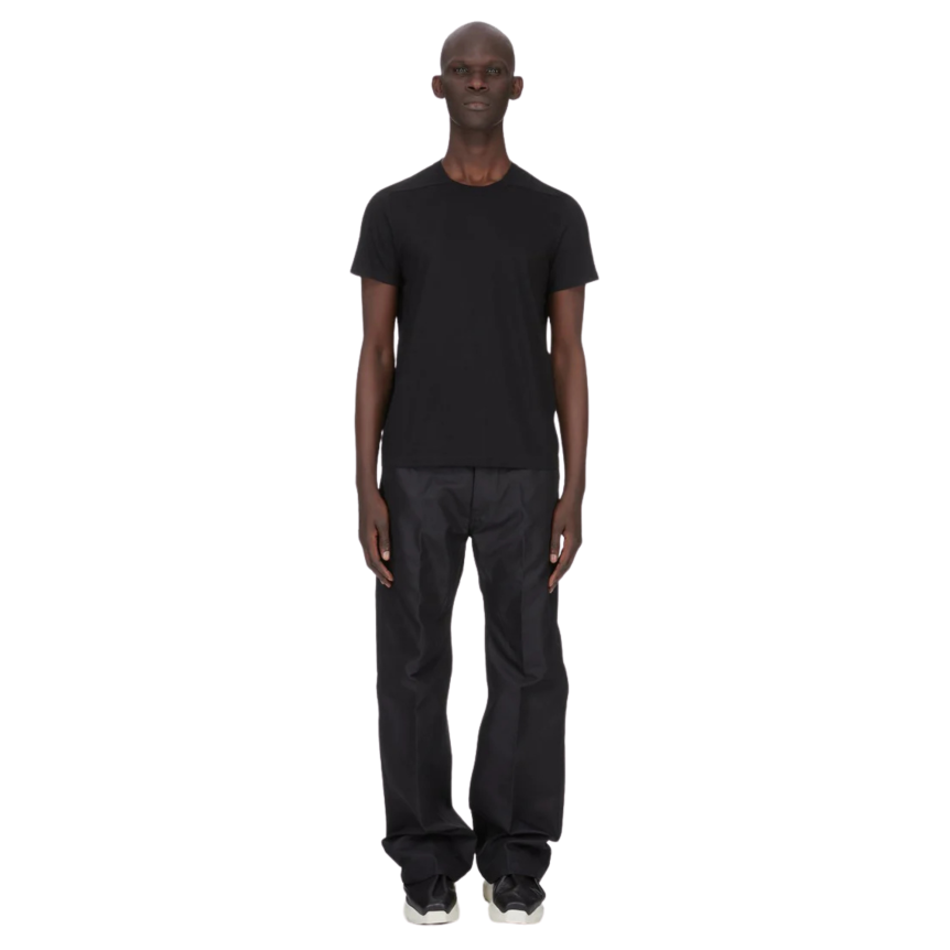 T-shirt manche courte SS26 Temple jersey coton classique noir