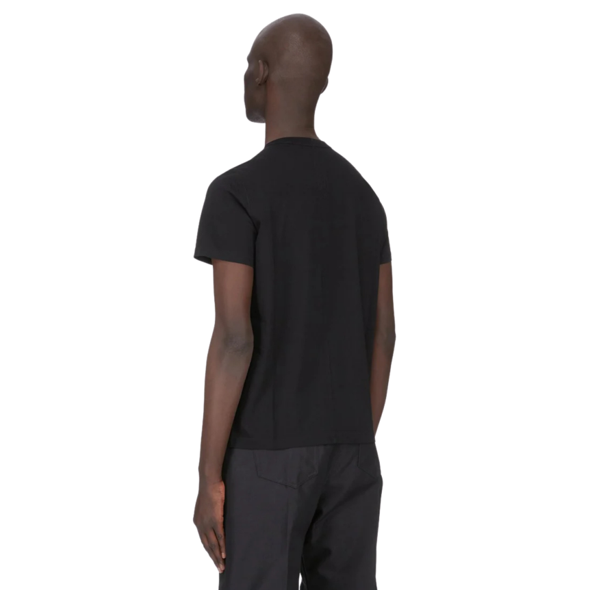 T-shirt manche courte SS26 Temple jersey coton classique noir
