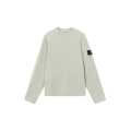 Sweat-shirt ras-du-cou regular coton vert sauge