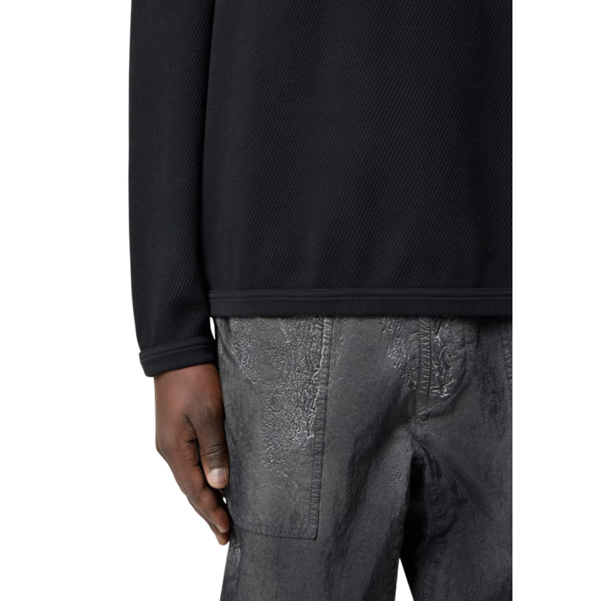 Sweat-shirt ras-du-cou STONE ISLAND regular coton noir