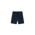 Short de jogging coupe regular à poche cargo coton bleu marine
