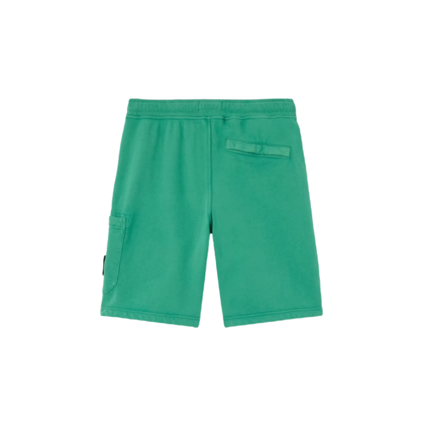 Short de jogging STONE ISLAND coupe regular à poche cargo coton vert gazon