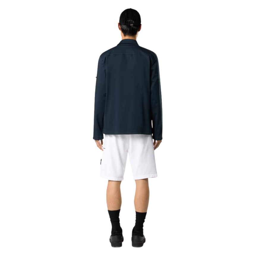 Short de jogging coupe regular à poche cargo coton blanc