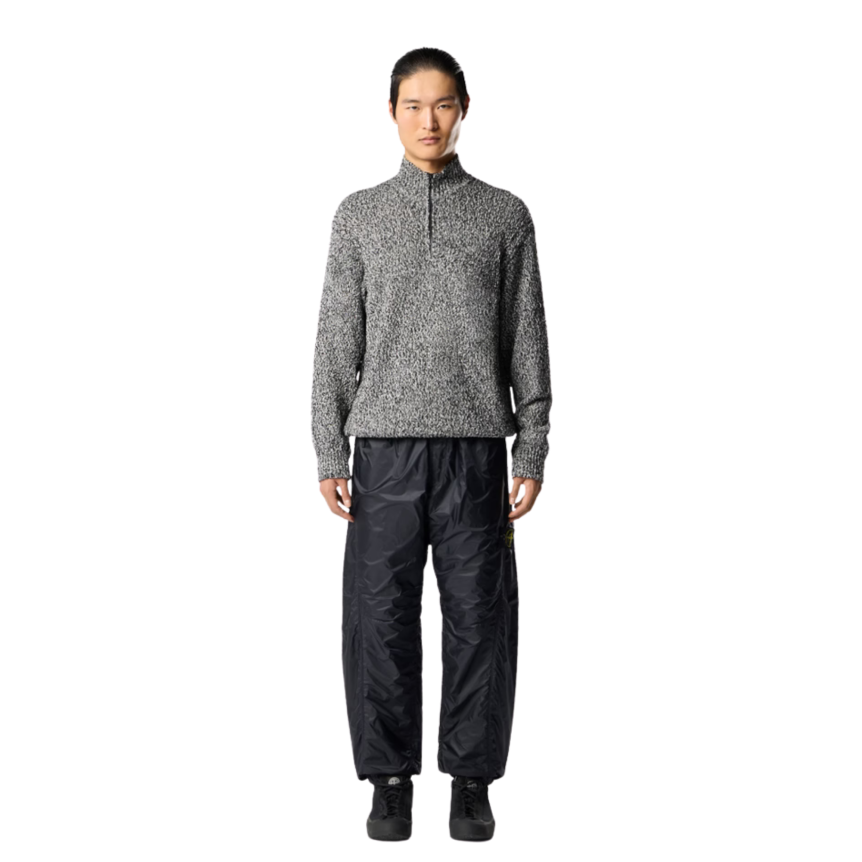 Pantalon technique STONE ISLAND coupe ample anti-déchirure nylon cordura bleu marine