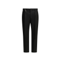 Pantalon ajusté coton noir porte clé triangle