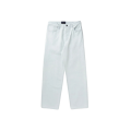 Jean droit regular cinq poches denim coton bleu clair