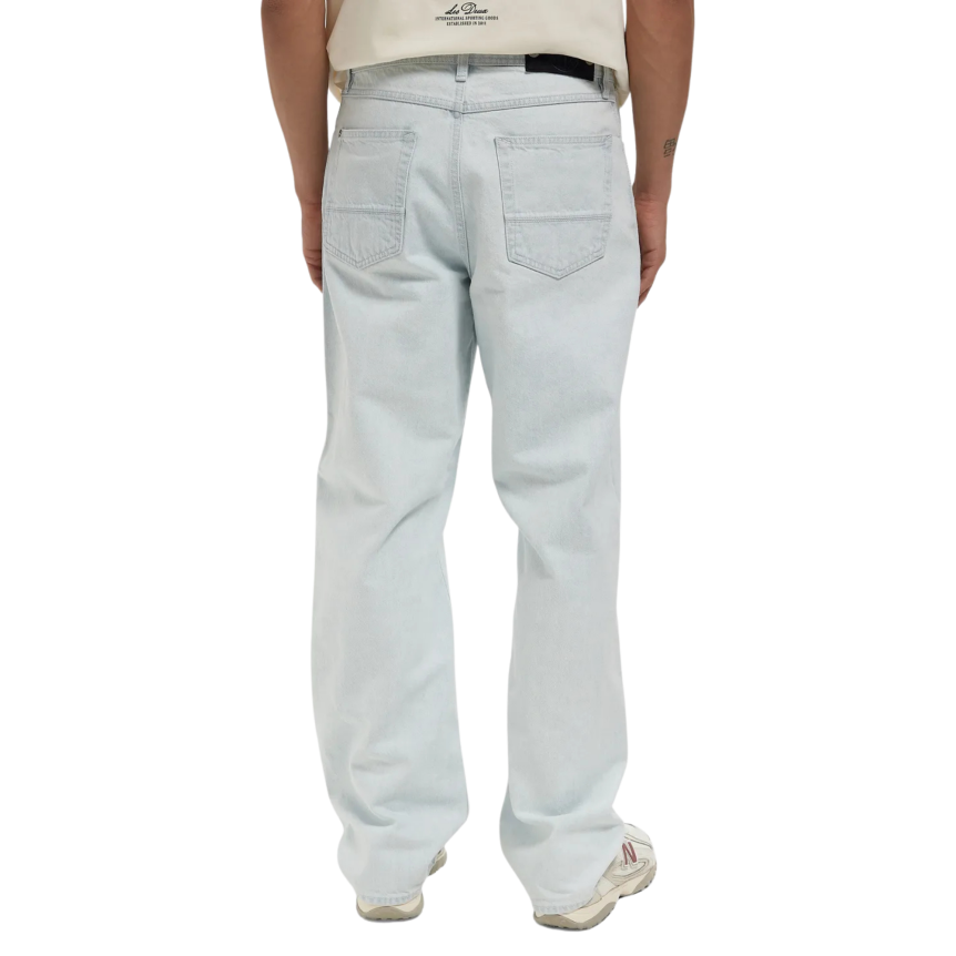Jean droit STONE ISLAND regular cinq poches denim coton bleu clair