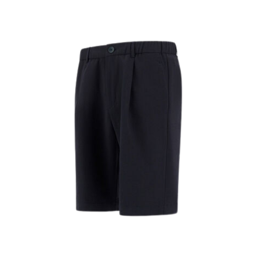 Short HERNO en seersucker technique stretch bleu marine