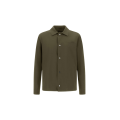 Surchemise bouton pression polyamide double stretch vert kaki