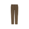 Pantalon en polyester seersucker technique extensible kaki