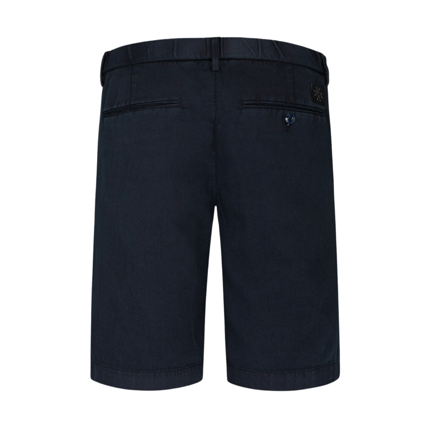 Bermuda JACOB COHEN  George regular taille élastique coton mélangée bleu marine