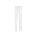 Pantalon jean Luis coton stretch lin blanc