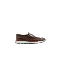 Basket Mocassin Fast Track Cuir de veau Venezia marrone intenso
