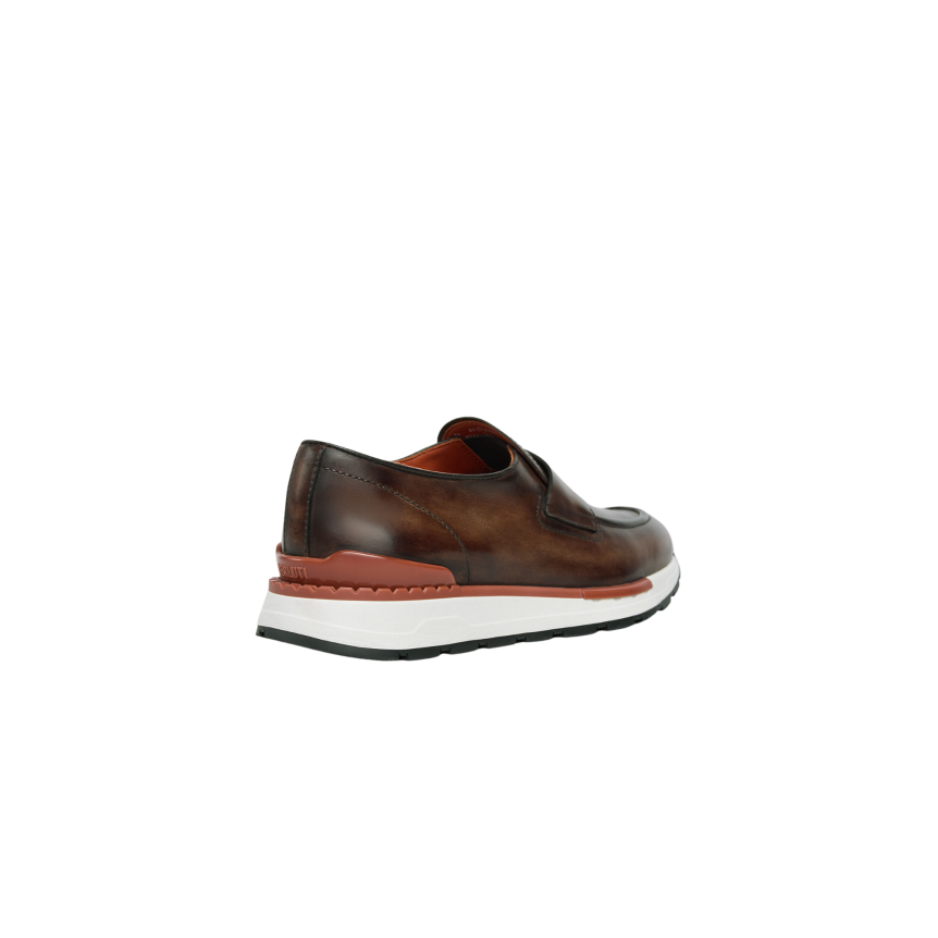 Basket Mocassin Fast Track Cuir de veau Venezia marrone intenso