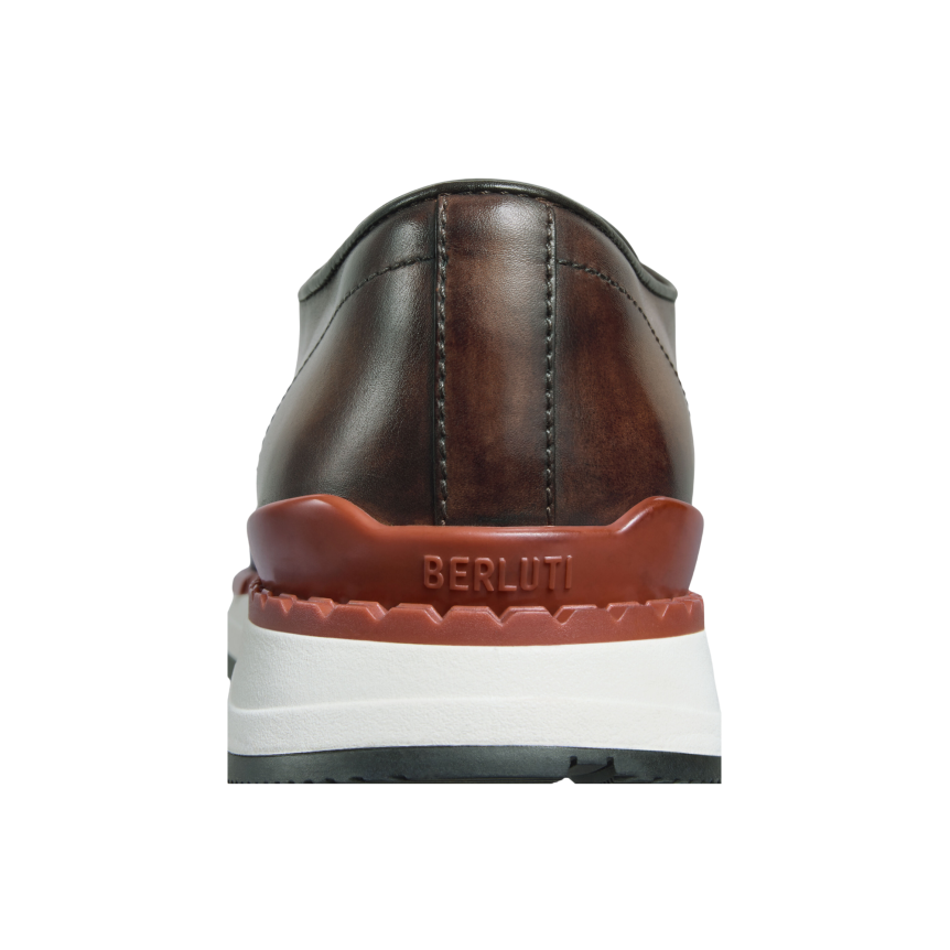 Basket Mocassin Fast Track Cuir de veau Venezia marrone intenso