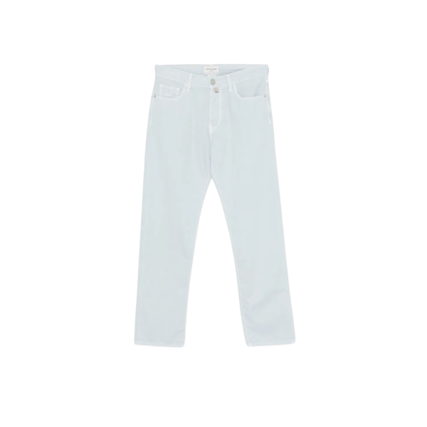 Pantalon 5 poches droit JACOB COHEN Edo coton bleu ciel