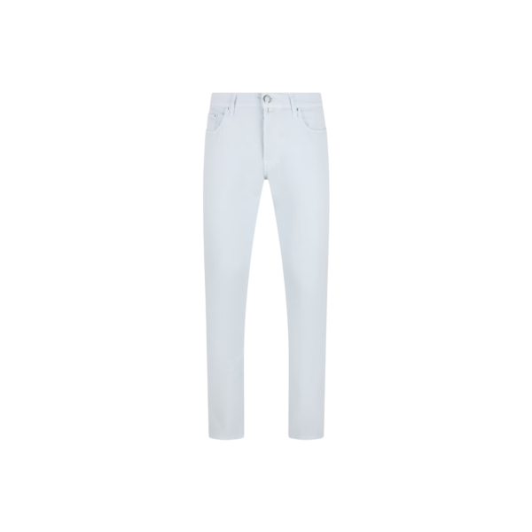 Jean JACOB COHEN Nick slim toile denim coton stretch bleu ciel