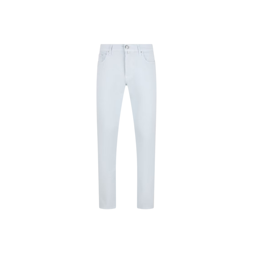 Jean JACOB COHEN Nick slim toile denim coton stretch bleu ciel