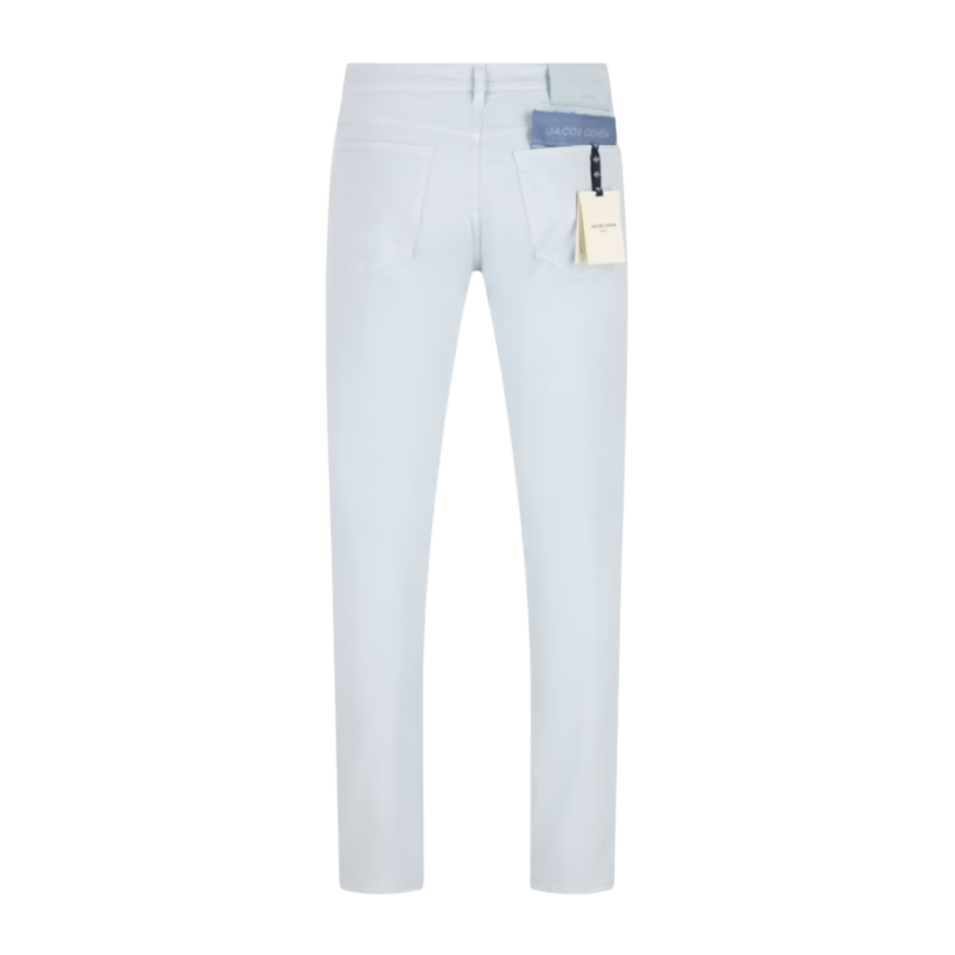 Jean JACOB COHEN Nick slim toile denim coton stretch bleu ciel