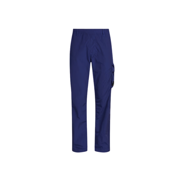 Pantalon cargo CP COMPANY nylon recyclé brillant Chrome R bleu